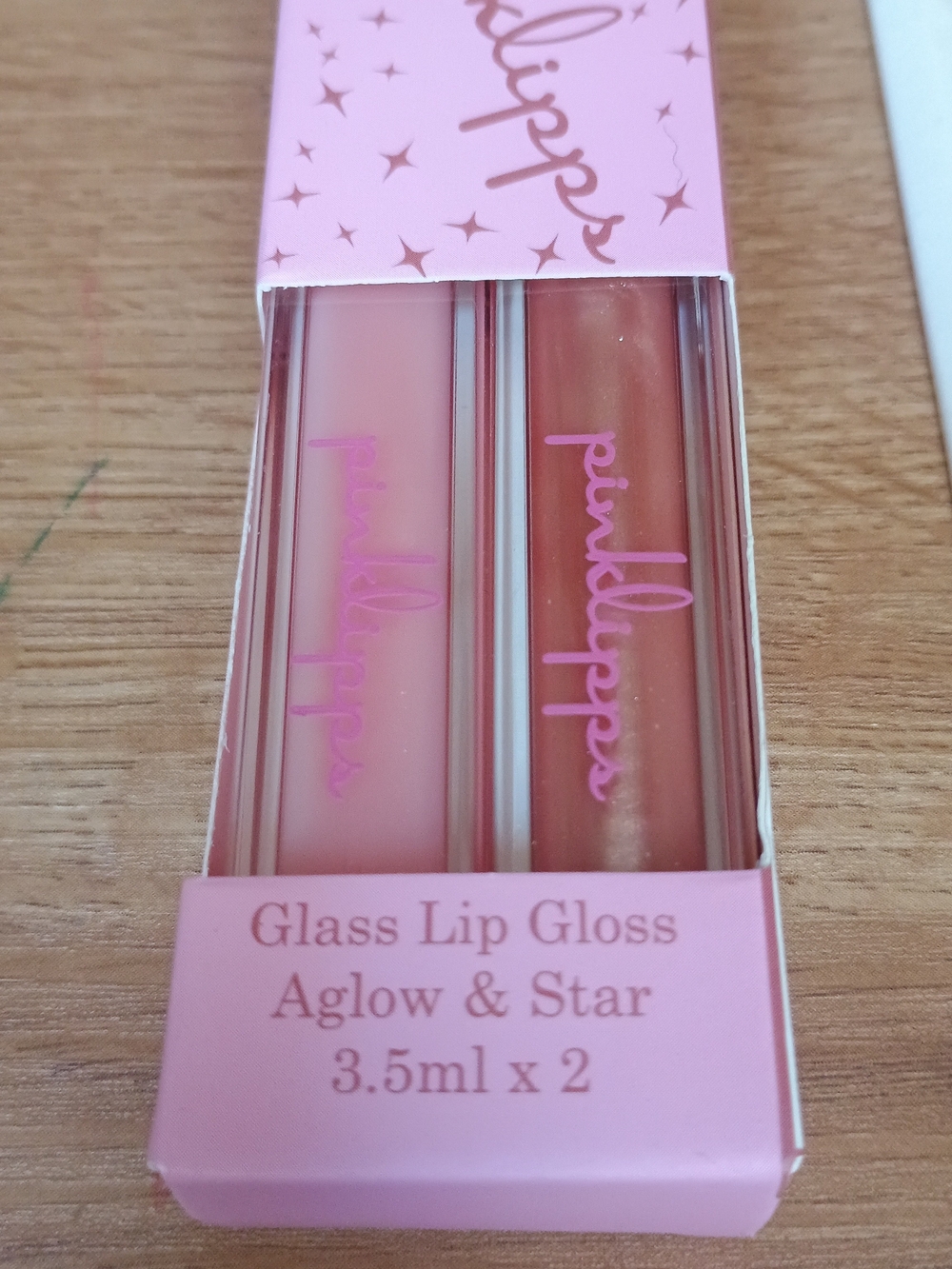 Pinklipps Glass Lip Gloss Duo - Aglow & Star